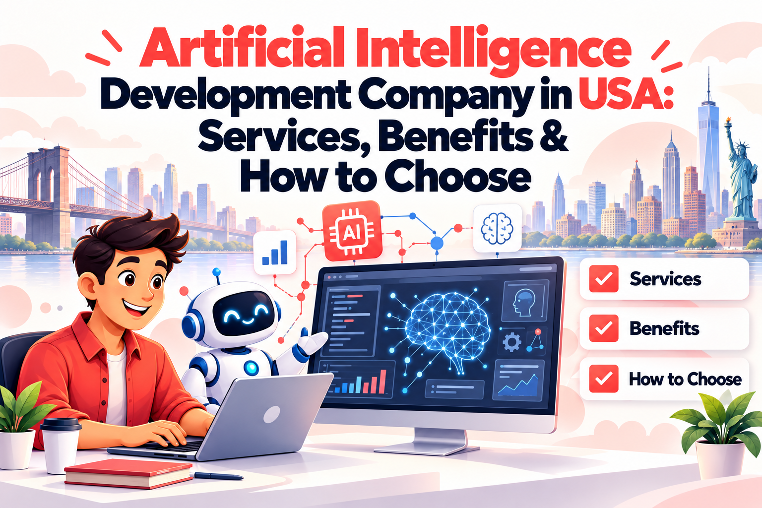 Artificial Intelligence Development Company in USA: Services, Benefits & How to Choose